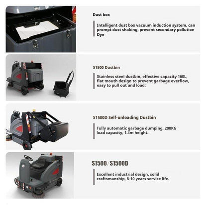S1500 Road Sweeper/Factory Community/Sweeper | Gaomei Intelligent Driving Sweeper