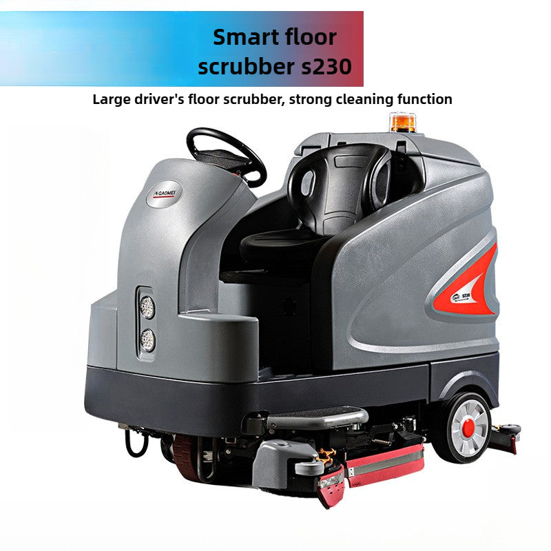 Large floor scrubber/Gaomei S230/Smart driving floor scrubber/Data management/Suitable for factory mall
