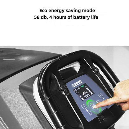 S70 floor scrubber with high beauty/intelligent hand push/dual brush ultra wide cleaning distance/long battery life