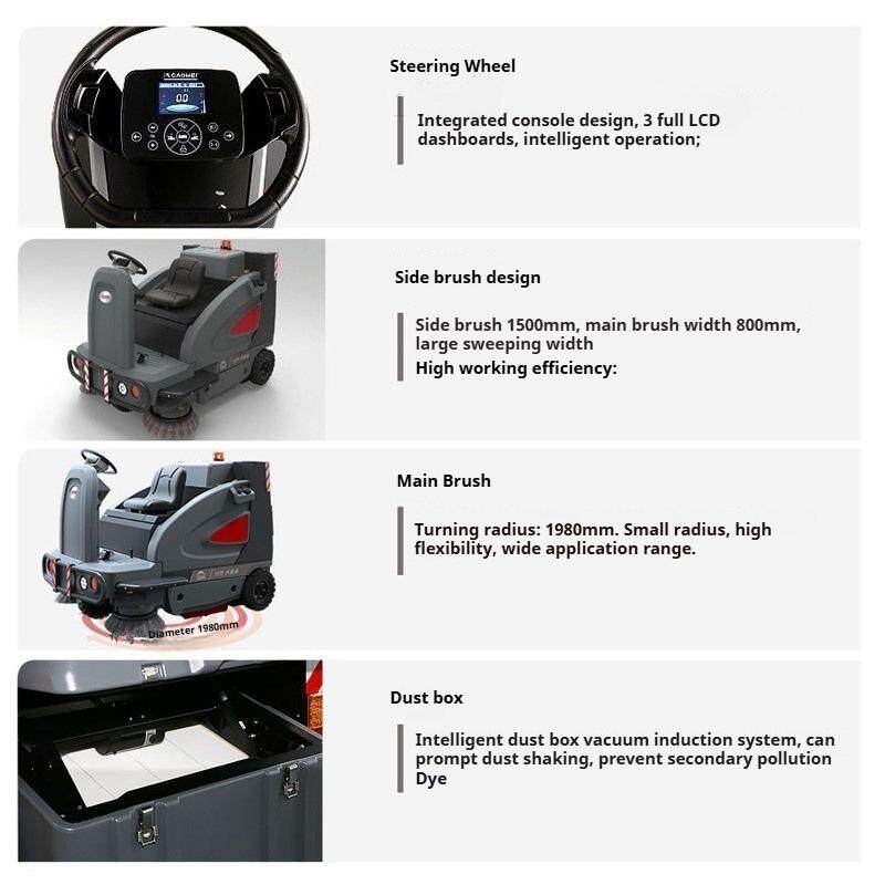 S1500 Road Sweeper/Factory Community/Sweeper | Gaomei Intelligent Driving Sweeper