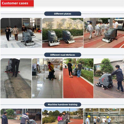 GM-65RBT/Gaomei floor scrubber/hand push washing and sweeping machine | sweeping and washing machine/supermarket workshop factory