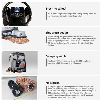 Sweeper/Large Factory Community/21900/Road Sweeper | Gaomei Intelligent Driving Sweeper