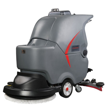 GM56B/Ultra quiet hand push floor scrubber/Mall floor scrubber/Various floors/Durable and compact