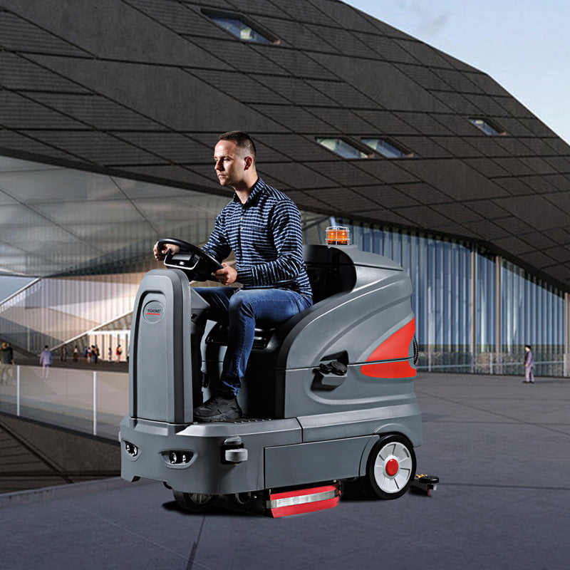 Driving style floor scrubber/Gaomei S81/Intelligent energy-saving mode with long endurance/Data based management of factory workshop