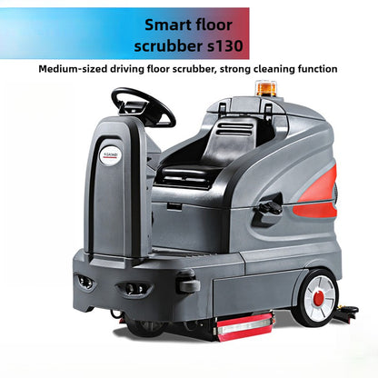 Driving style floor scrubber/Gaomei S81/Intelligent energy-saving mode with long endurance/Data based management of factory workshop