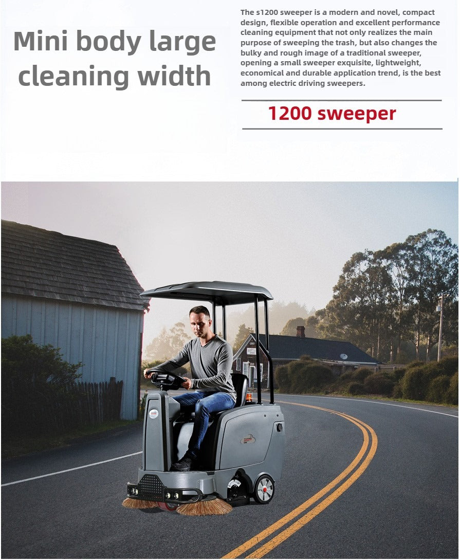 Gaomei S120 Smart Sweeper/Small Driving Sweeper/Data Management Factory Workshop Cleaning